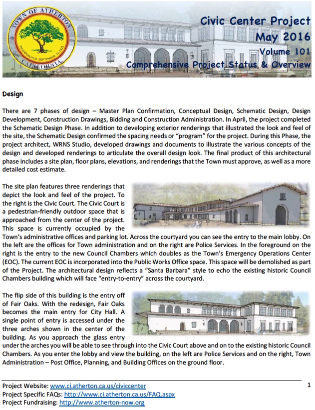 Civic Center Project Report